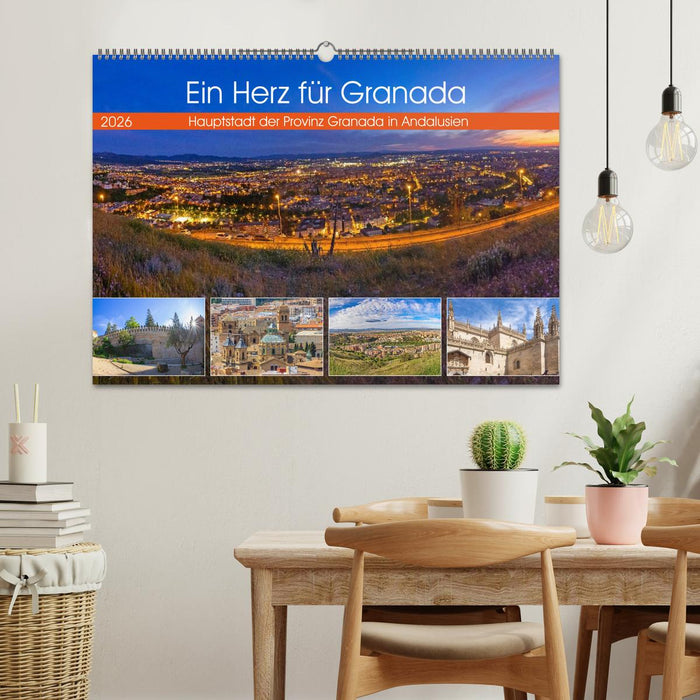 Ein Herz für Granada (CALVENDO Wandkalender 2026)