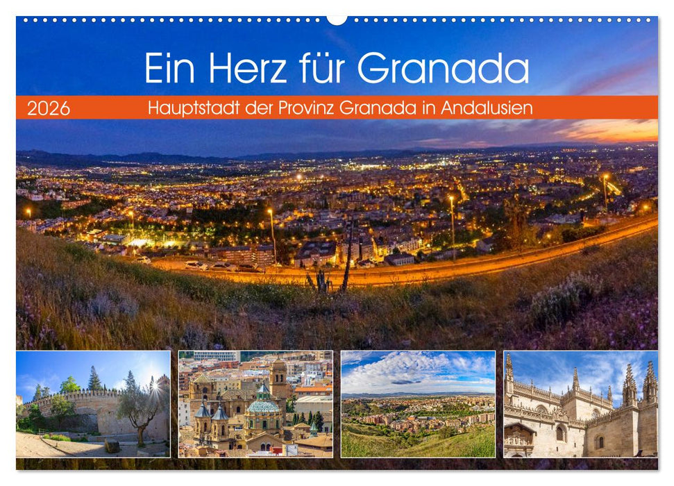 Ein Herz für Granada (CALVENDO Wandkalender 2026)