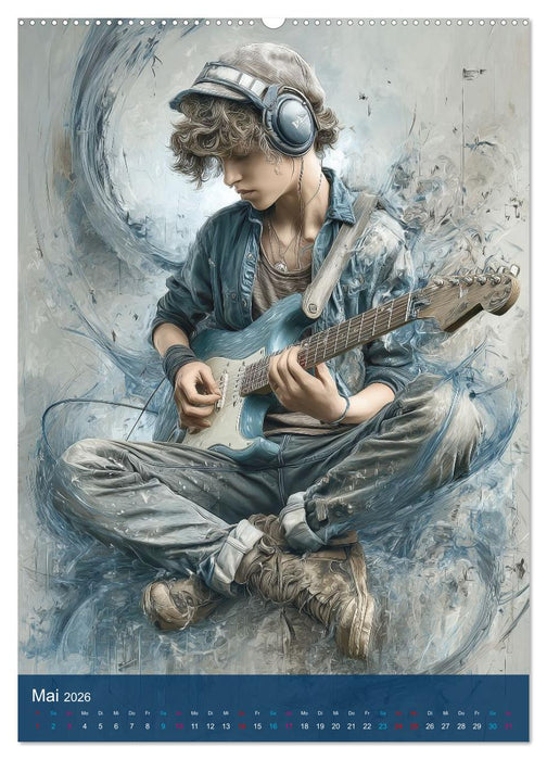 Leben für die Musik (CALVENDO Premium Wandkalender 2026)