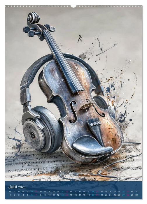 Leben für die Musik (CALVENDO Premium Wandkalender 2026)