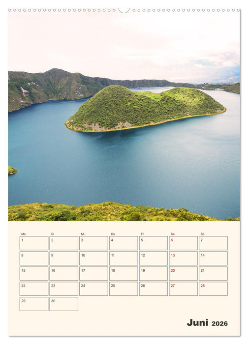 Ecuador - Terminplaner (CALVENDO Premium Wandkalender 2026)