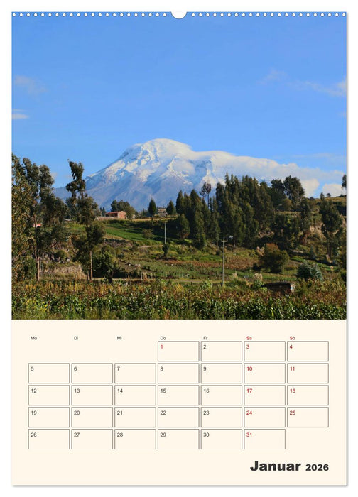 Ecuador - Terminplaner (CALVENDO Wandkalender 2026)