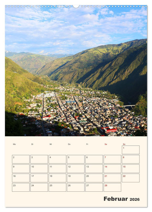 Ecuador - Terminplaner (CALVENDO Wandkalender 2026)