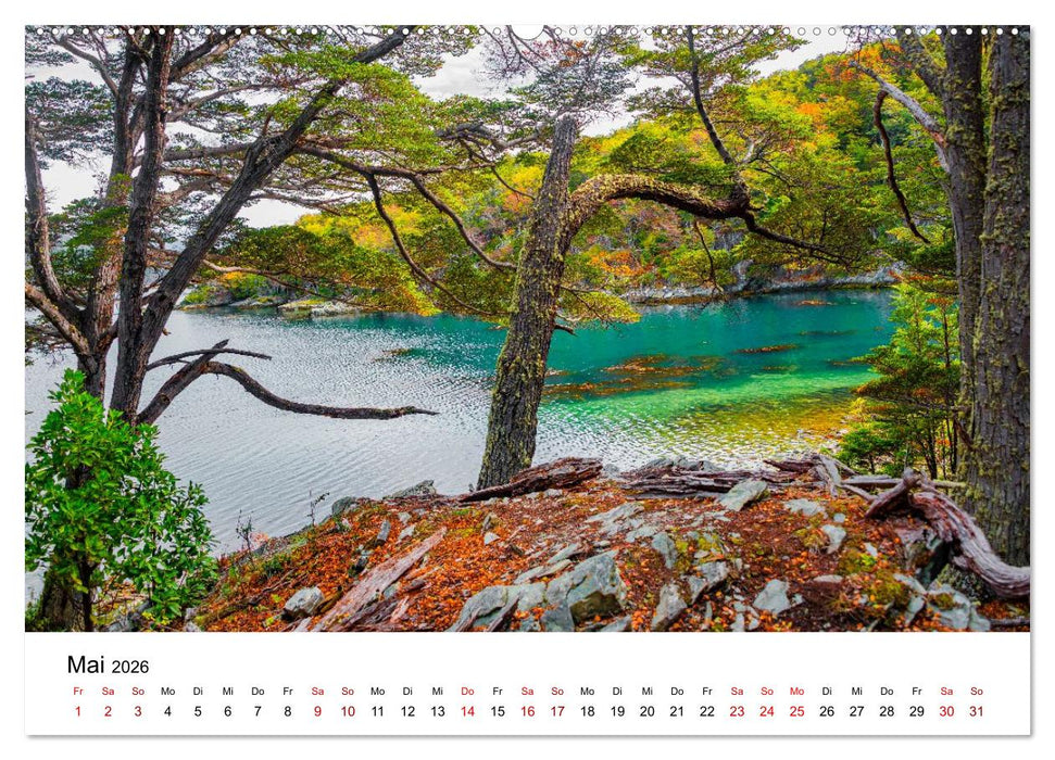 Patagonien, Tierra del Fuego: Am Rand der Welt (CALVENDO Premium Wandkalender 2026)