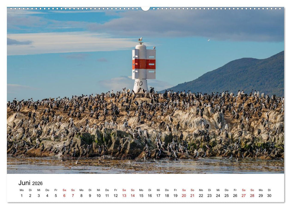Patagonien, Tierra del Fuego: Am Rand der Welt (CALVENDO Premium Wandkalender 2026)