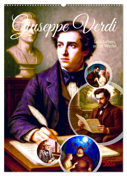 Giuseppe Verdi (CALVENDO Wandkalender 2026)