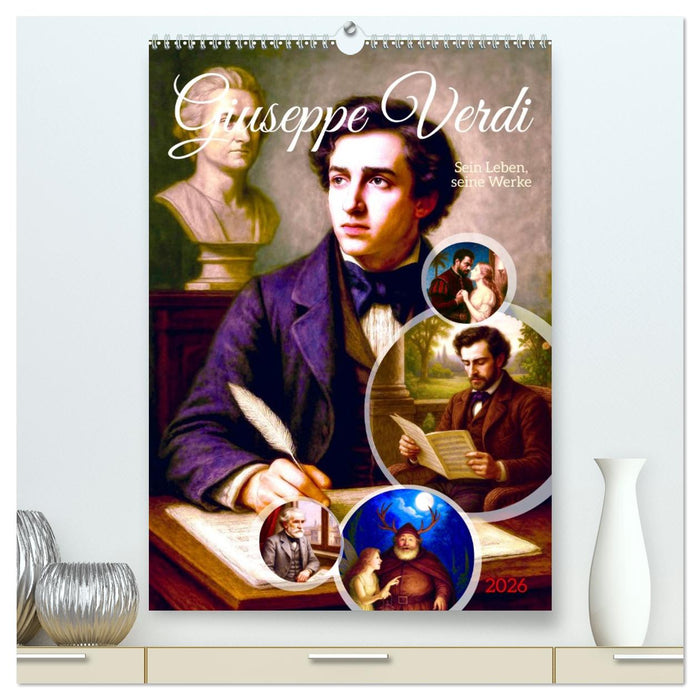Giuseppe Verdi (CALVENDO Premium Wandkalender 2026)