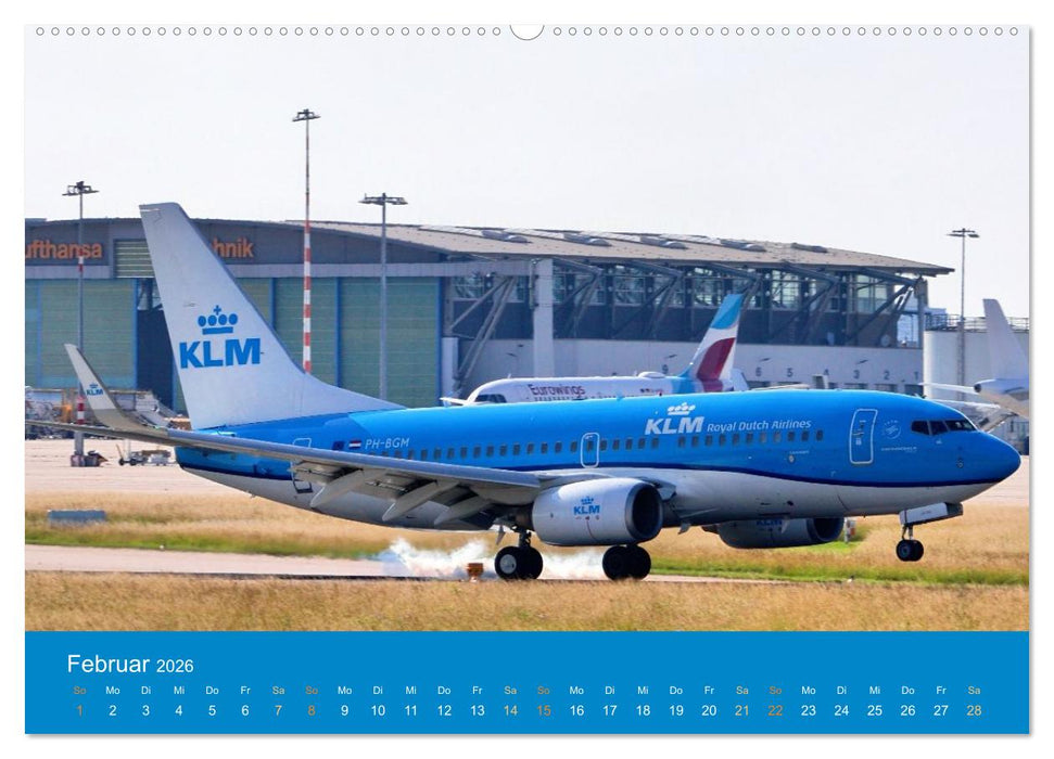 Flugzeugmomente in Stuttgart (CALVENDO Wandkalender 2026)