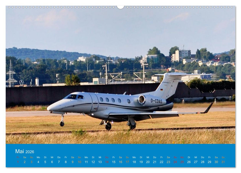 Flugzeugmomente in Stuttgart (CALVENDO Wandkalender 2026)