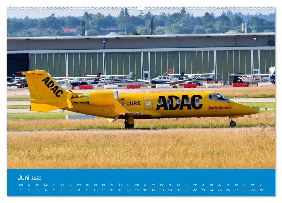 Flugzeugmomente in Stuttgart (CALVENDO Wandkalender 2026)