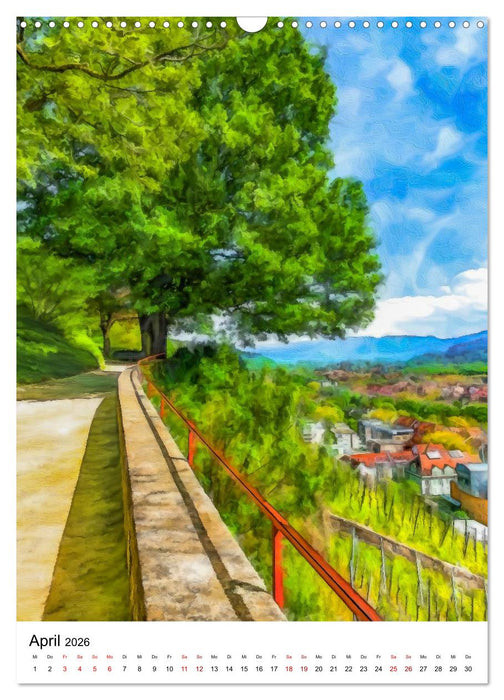 Mein buntes Freiburg (CALVENDO Wandkalender 2026)