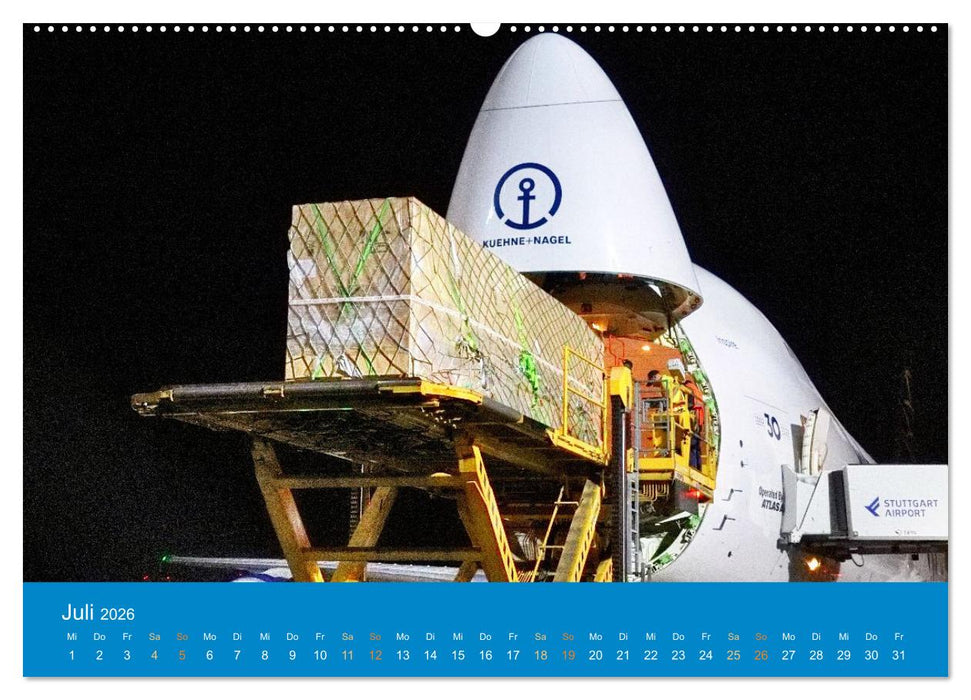 Flugzeugmomente in Stuttgart (CALVENDO Premium Wandkalender 2026)