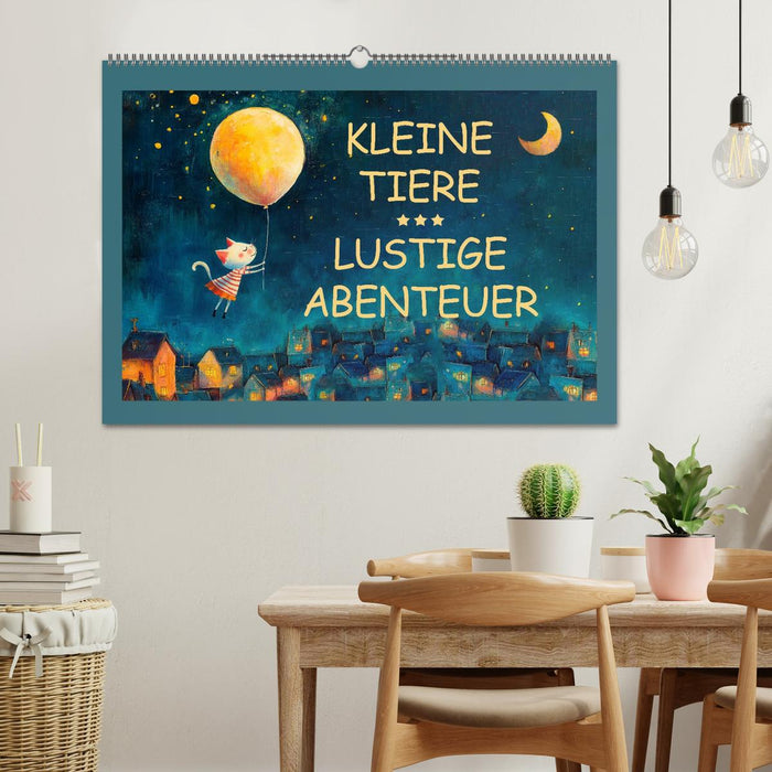 Kleine Tiere - Lustige Abenteuer (CALVENDO Wandkalender 2026)