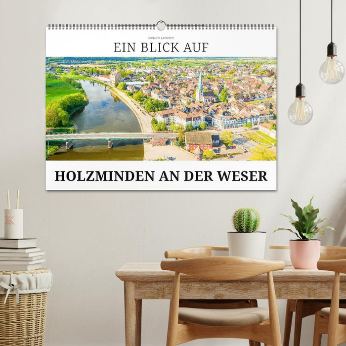 Ein Blick auf Holzminden an der Weser (CALVENDO Wandkalender 2026)