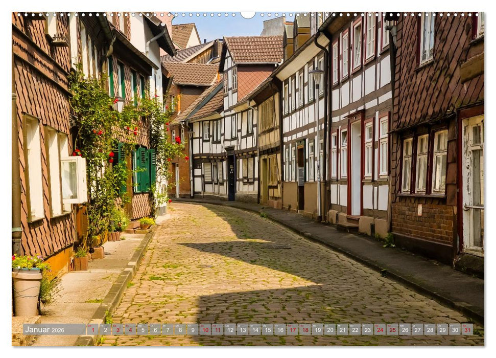 Ein Blick auf Holzminden an der Weser (CALVENDO Wandkalender 2026)