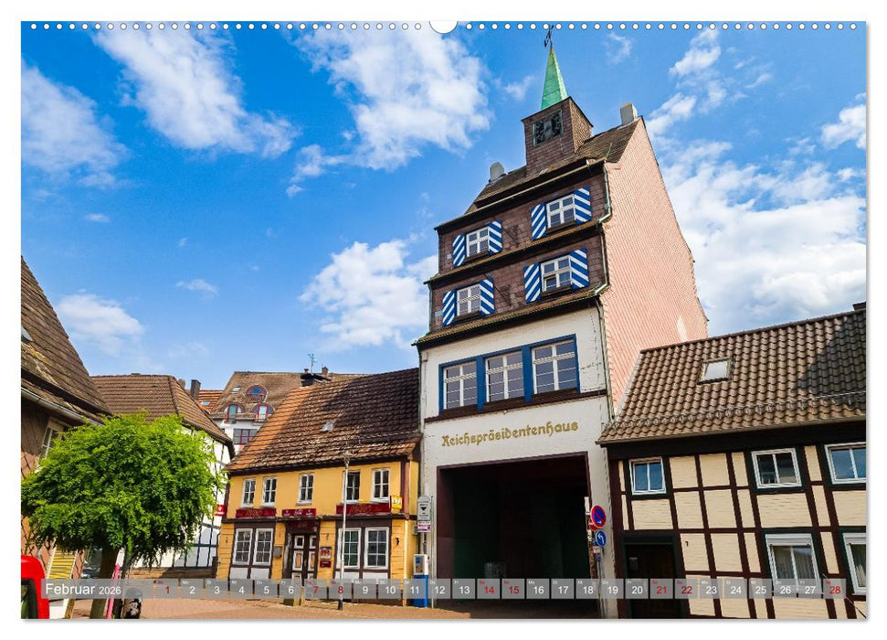 Ein Blick auf Holzminden an der Weser (CALVENDO Wandkalender 2026)