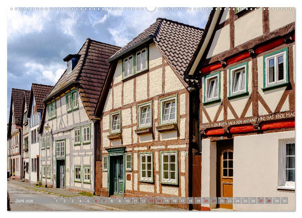 Ein Blick auf Holzminden an der Weser (CALVENDO Premium Wandkalender 2026)