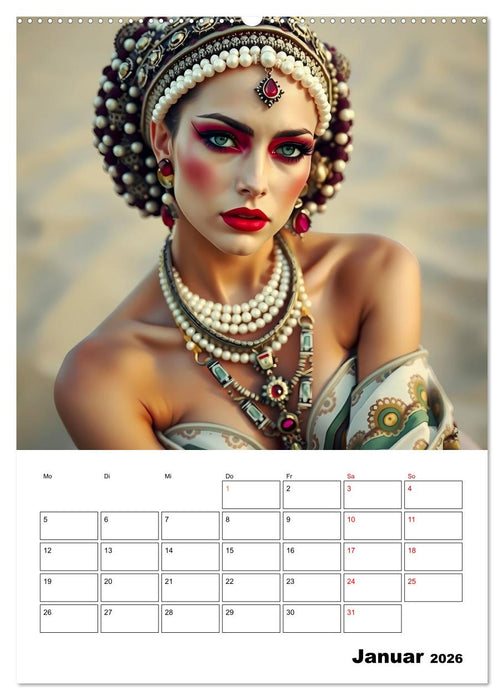 Wüstenköniginnen (CALVENDO Premium Wandkalender 2026)