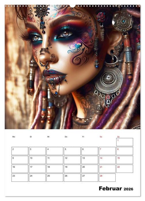 Wüstenköniginnen (CALVENDO Premium Wandkalender 2026)