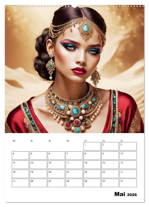 Wüstenköniginnen (CALVENDO Premium Wandkalender 2026)