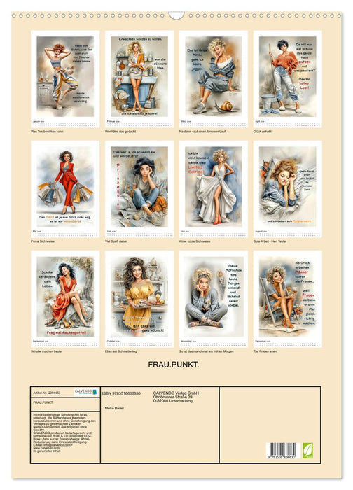FRAU.PUNKT. (CALVENDO Wandkalender 2026)