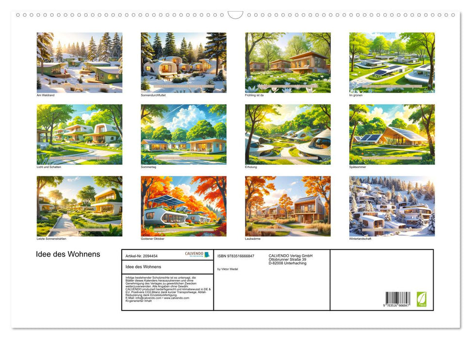 Idee des Wohnens (CALVENDO Wandkalender 2026)