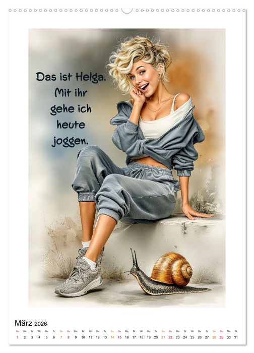 FRAU.PUNKT. (CALVENDO Premium Wandkalender 2026)