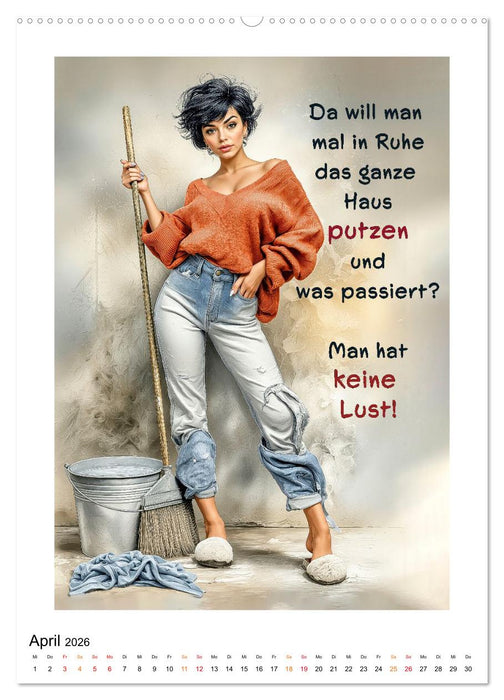 FRAU.PUNKT. (CALVENDO Premium Wandkalender 2026)