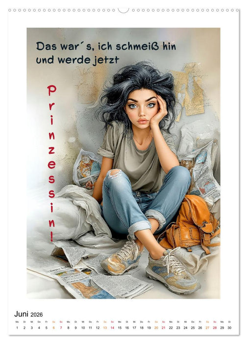 FRAU.PUNKT. (CALVENDO Premium Wandkalender 2026)