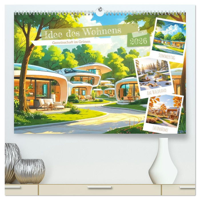 Idee des Wohnens (CALVENDO Premium Wandkalender 2026)