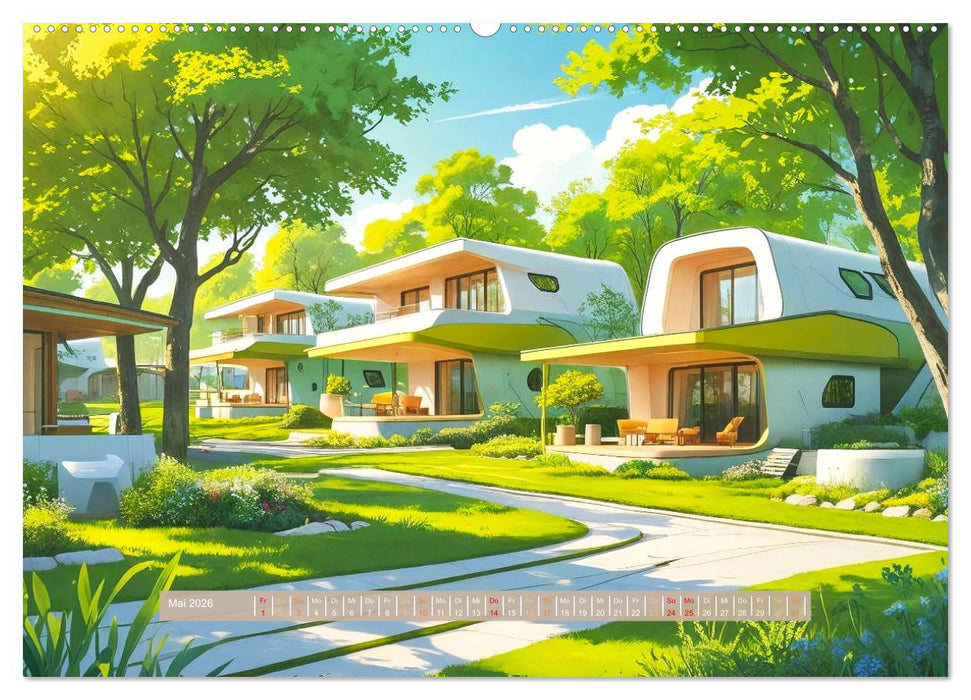 Idee des Wohnens (CALVENDO Premium Wandkalender 2026)