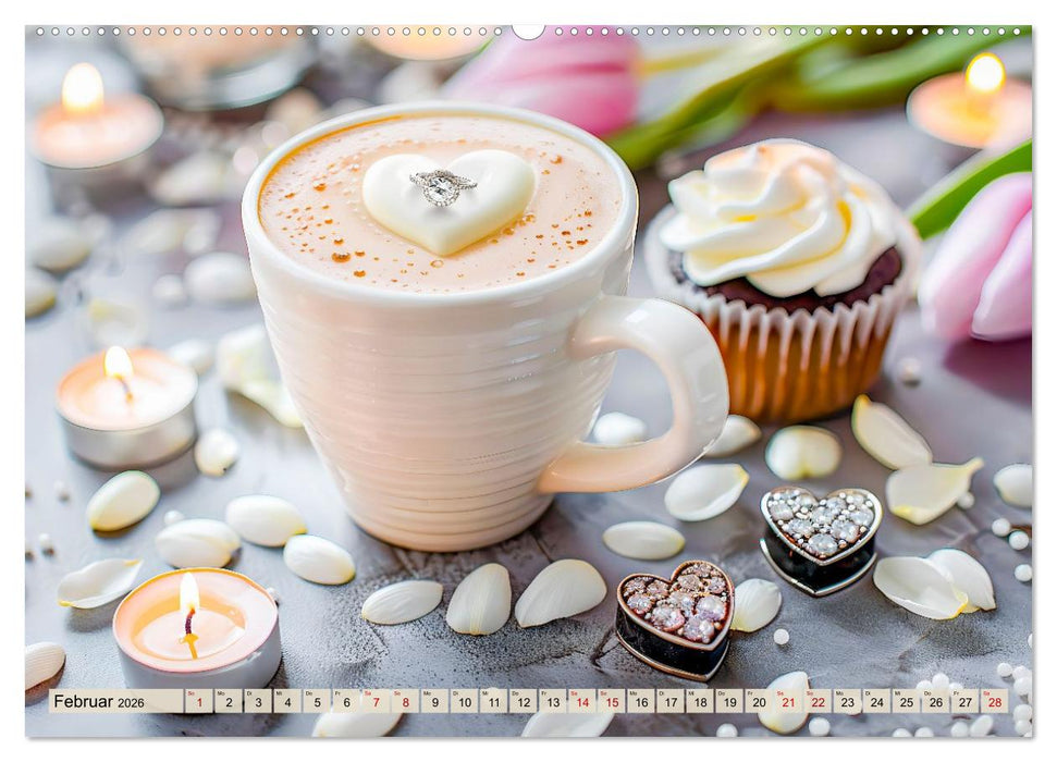 Cappuccino, Latte und mehr - Der große Kaffeekalender (CALVENDO Wandkalender 2026)