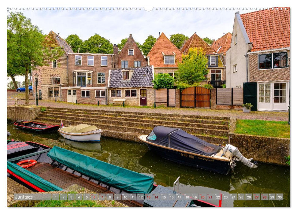 Ein Blick auf Medemblik (CALVENDO Wandkalender 2026)