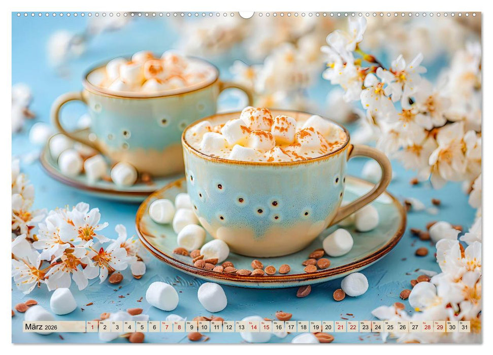 Cappuccino, Latte und mehr - Der große Kaffeekalender (CALVENDO Premium Wandkalender 2026)