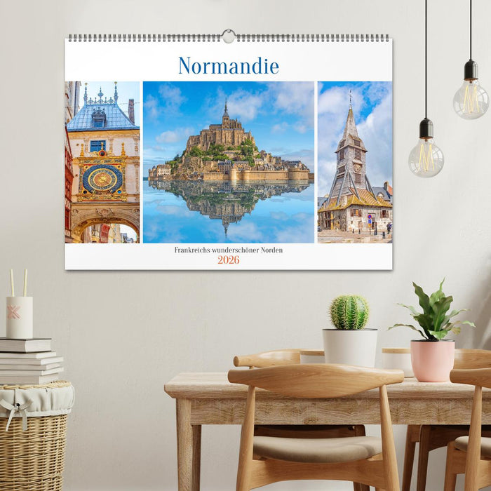 Normandie - Frankreichs wunderschöner Norden (CALVENDO Wandkalender 2026)