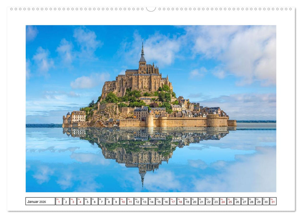 Normandie - Frankreichs wunderschöner Norden (CALVENDO Wandkalender 2026)
