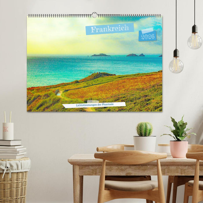 Frankreich: Lichtstimmungen der Phantasie (CALVENDO Wandkalender 2026)