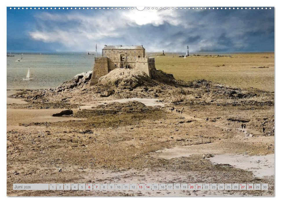 Frankreich: Lichtstimmungen der Phantasie (CALVENDO Wandkalender 2026)