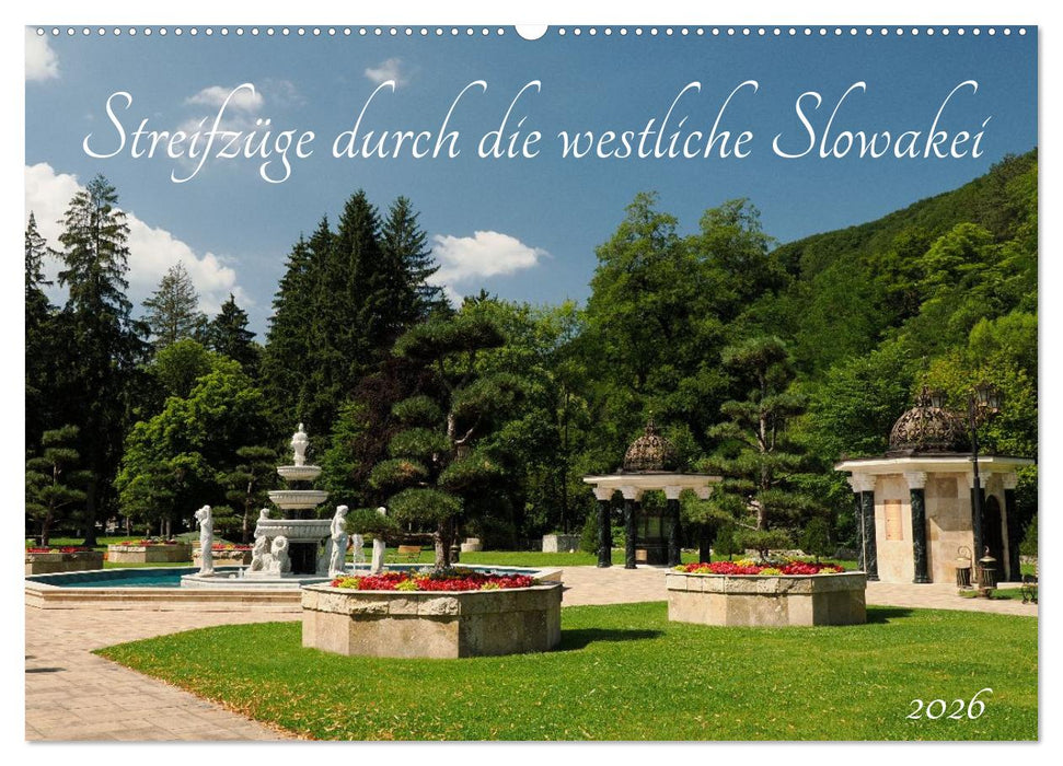 Streifzüge durch die westliche Slowakei (CALVENDO Wandkalender 2026)