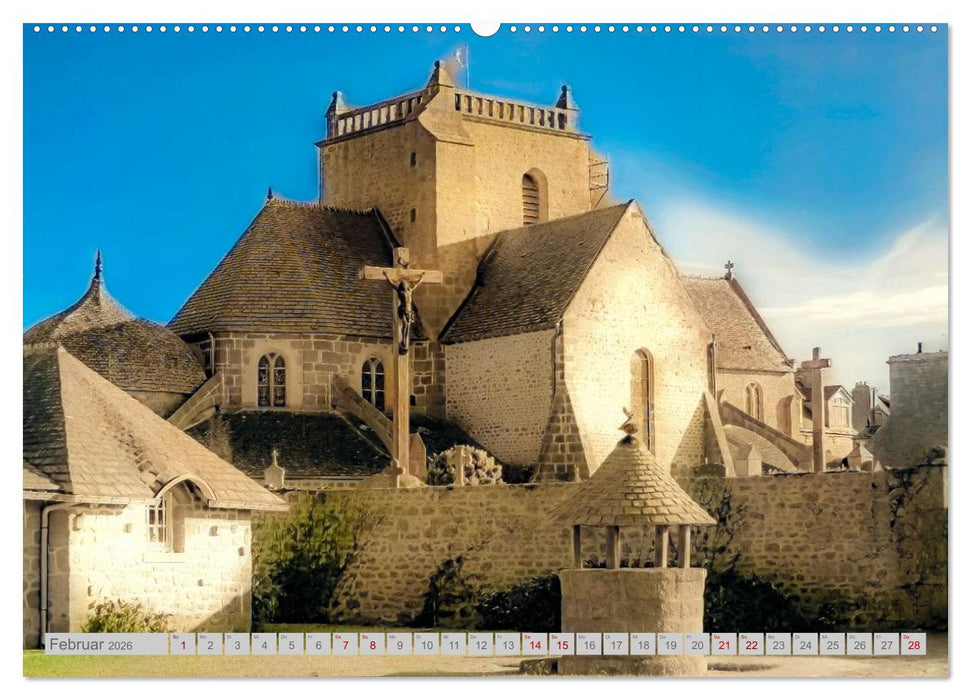 Frankreich: Lichtstimmungen der Phantasie (CALVENDO Premium Wandkalender 2026)