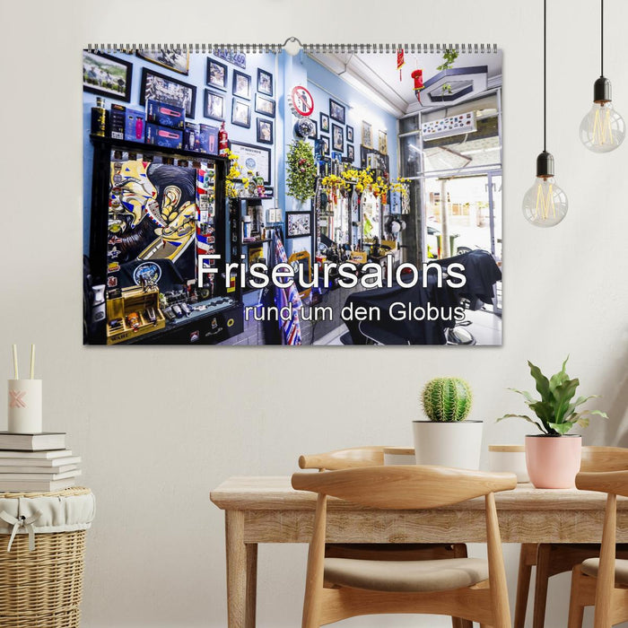 Friseursalons rund um den Globus (CALVENDO Wandkalender 2026)