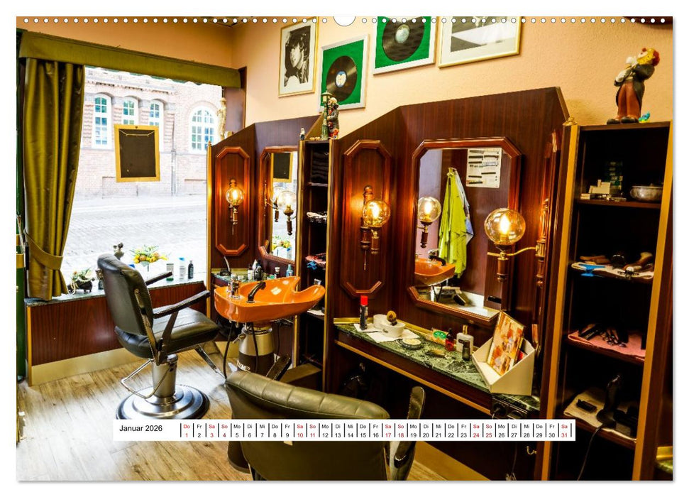 Friseursalons rund um den Globus (CALVENDO Wandkalender 2026)