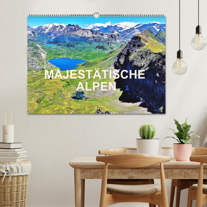 Majestätische Alpen (CALVENDO Wandkalender 2026)