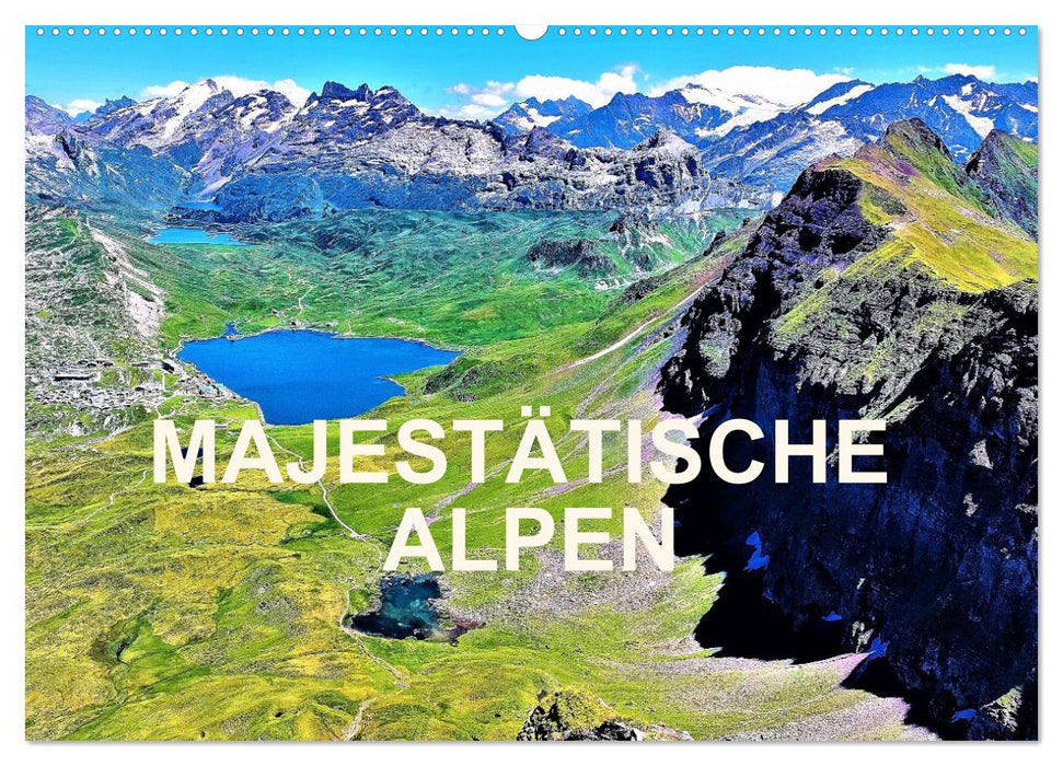 Majestätische Alpen (CALVENDO Wandkalender 2026)