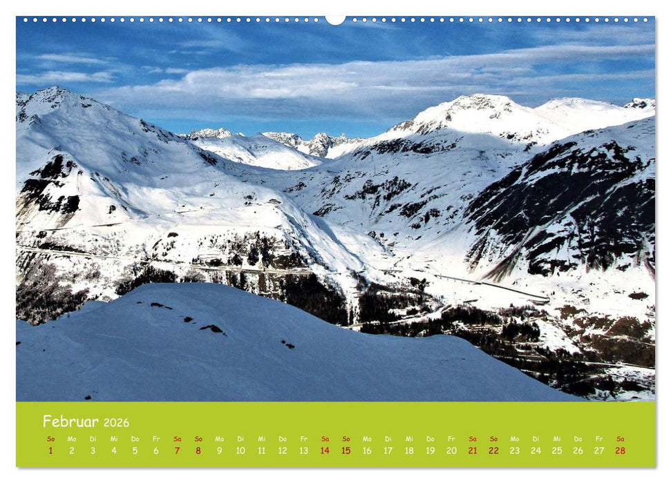 Majestätische Alpen (CALVENDO Wandkalender 2026)