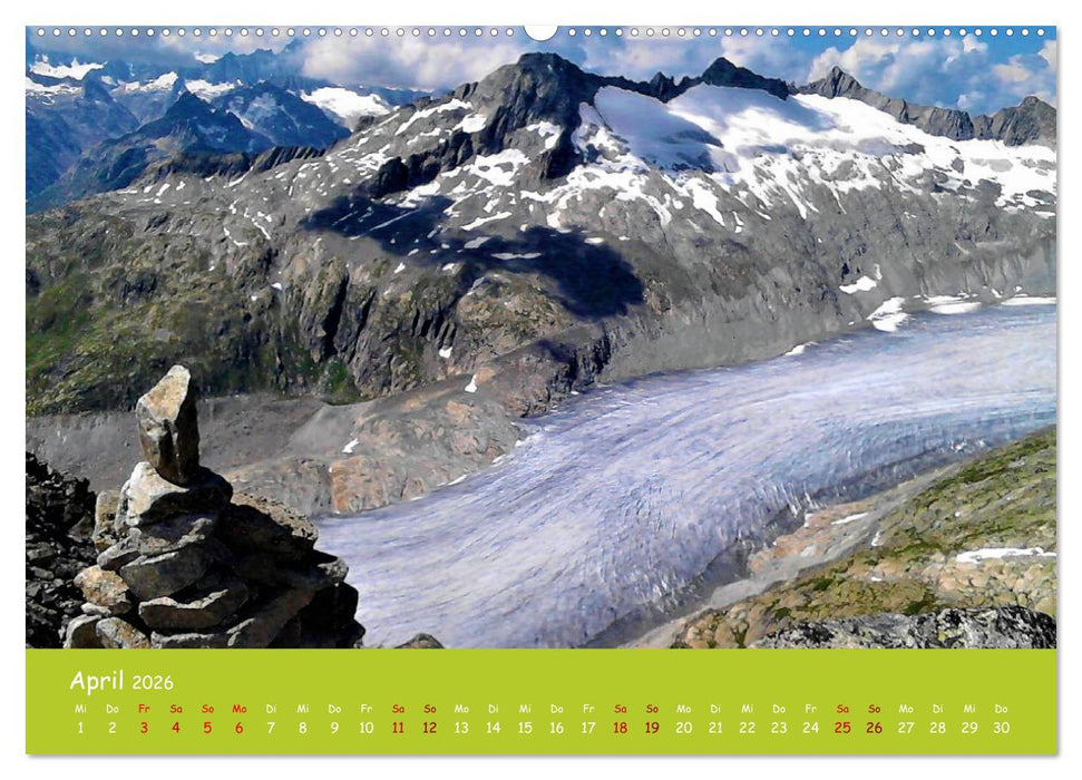 Majestätische Alpen (CALVENDO Wandkalender 2026)