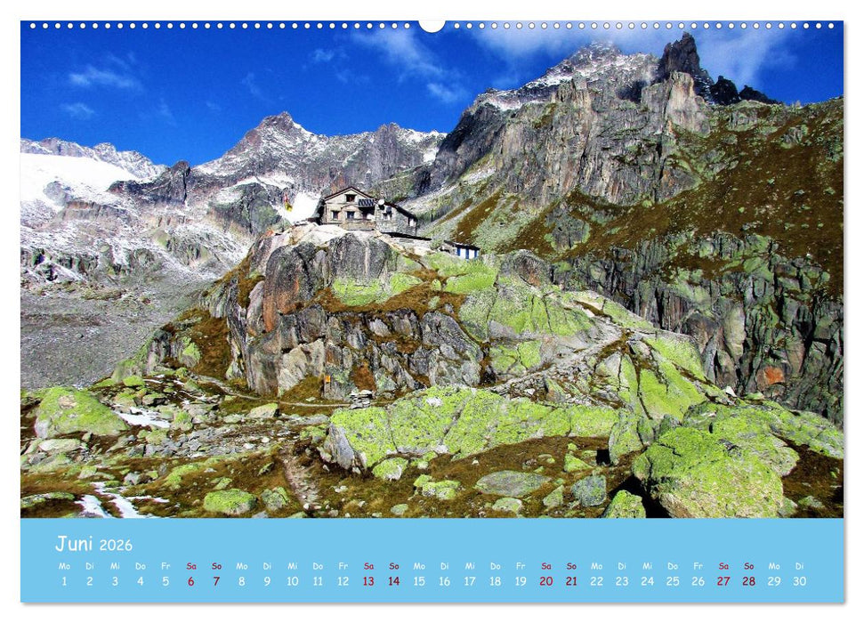 Majestätische Alpen (CALVENDO Wandkalender 2026)