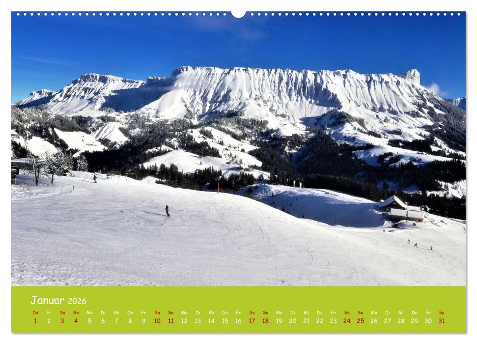 Majestätische Alpen (CALVENDO Premium Wandkalender 2026)