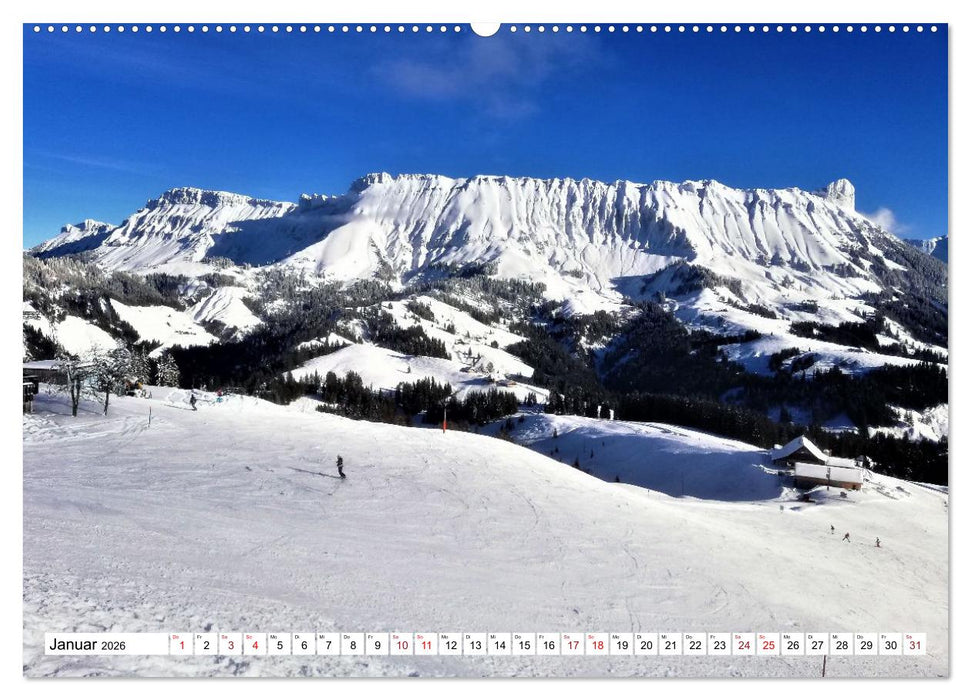 Majestätische Alpen (CALVENDO Premium Wandkalender 2026)