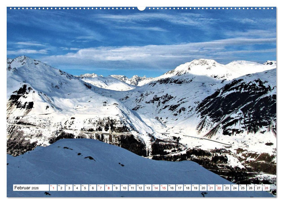 Majestätische Alpen (CALVENDO Premium Wandkalender 2026)